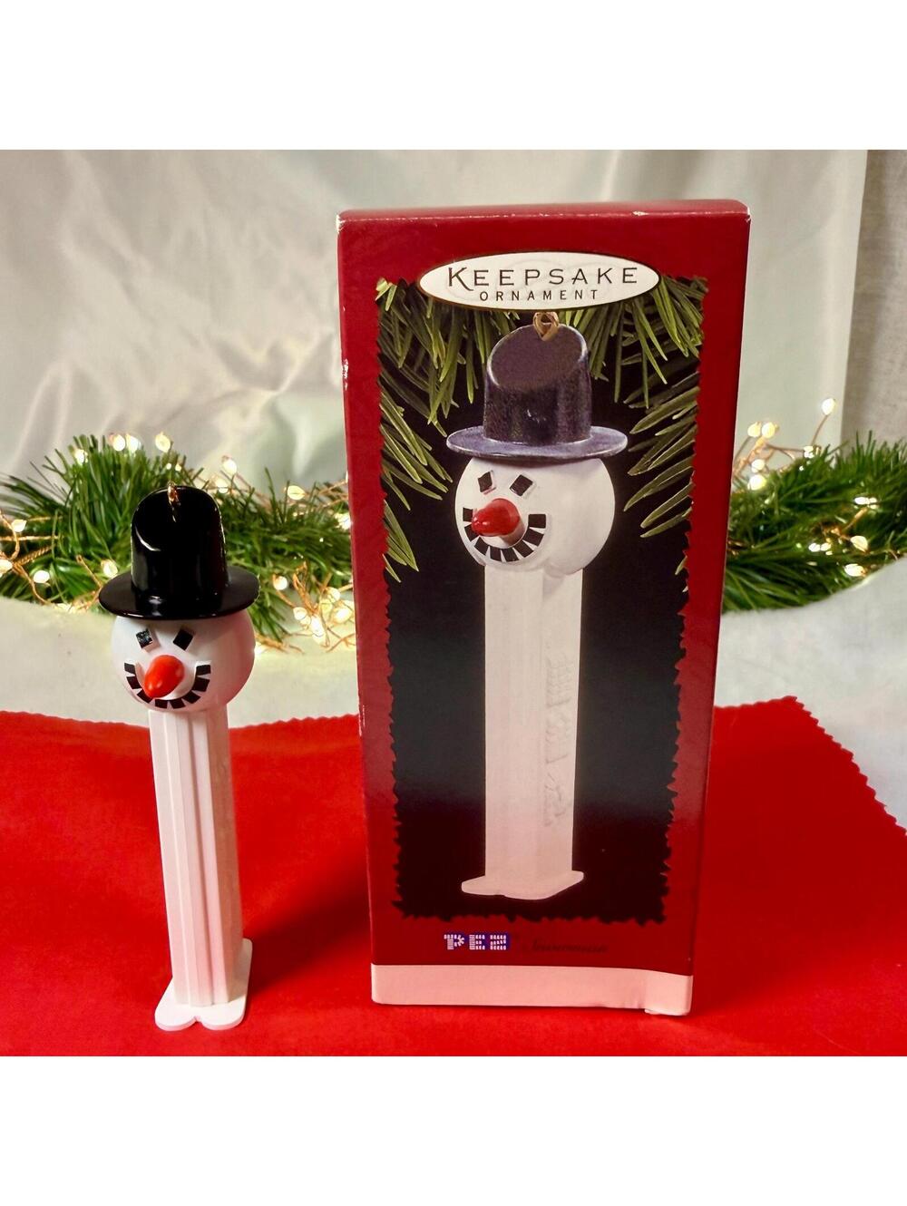 Pez Snowman - Hallmark Keepsake Ornament - 1996